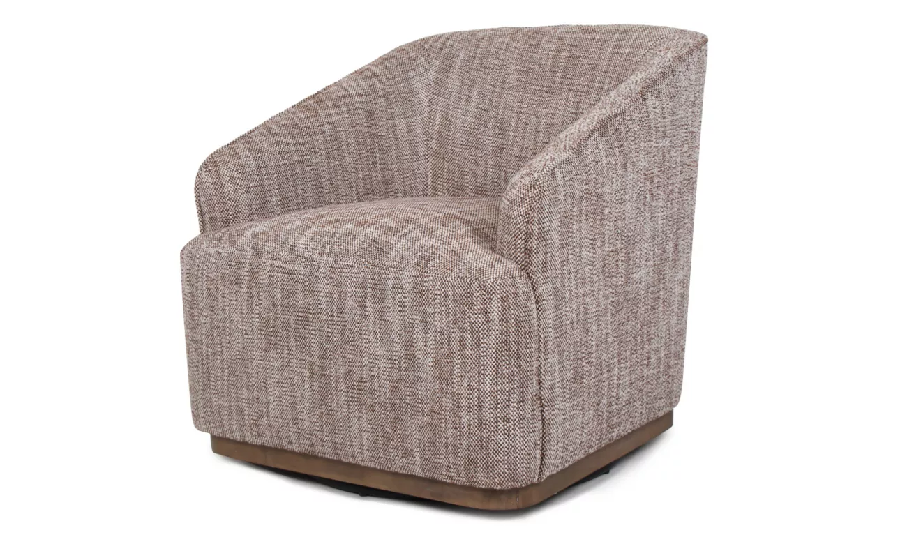 Austin Swivel Occasional Chair Chestnut