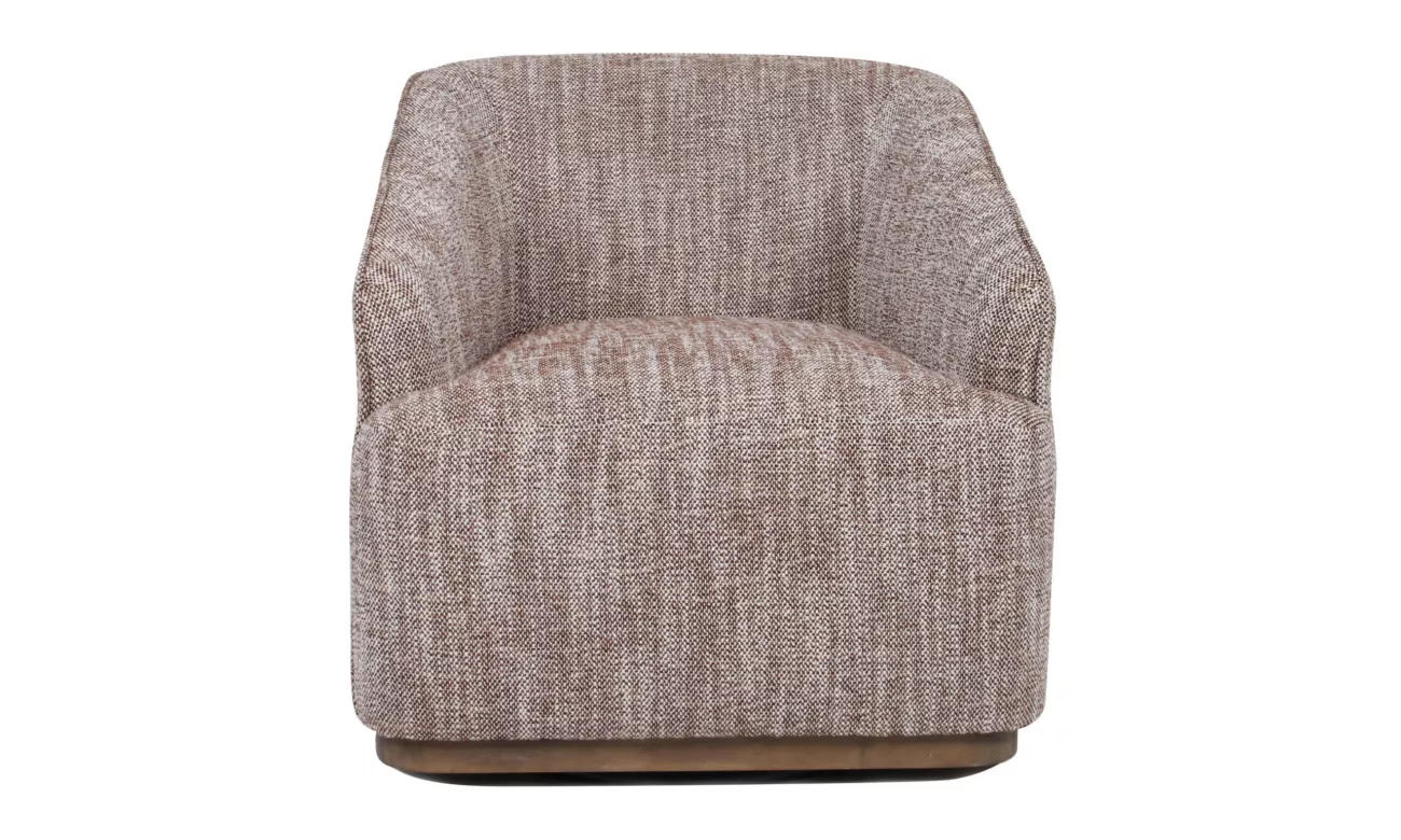 Austin Swivel Occasional Chair Chestnut - Image 2