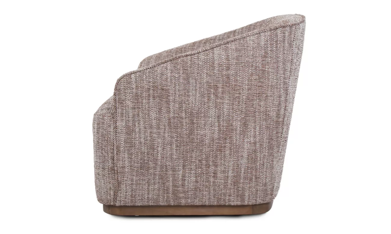 Austin Swivel Occasional Chair Chestnut - Image 5