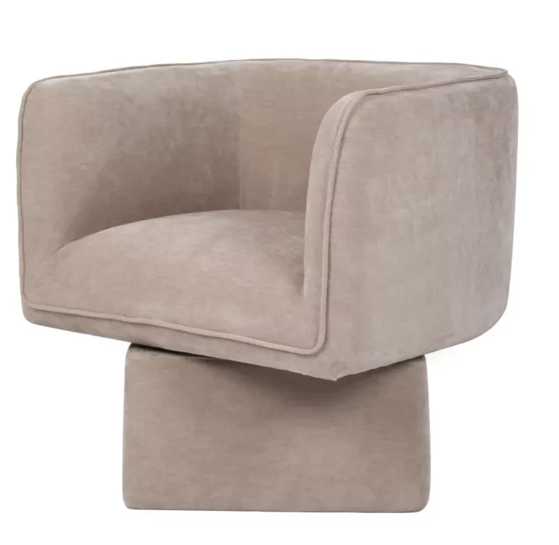 Chloe Swivel Occasional Chair Latte