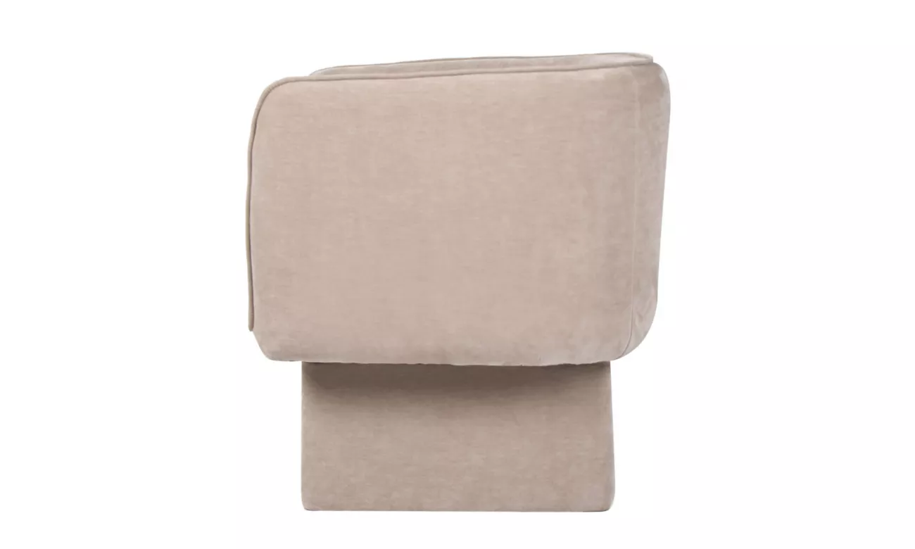 Chloe Swivel Occasional Chair Latte - Image 5