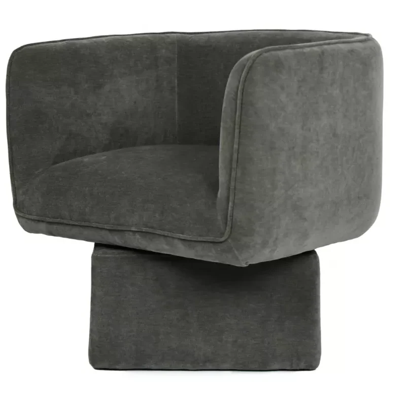 Chloe Swivel Occasional Chair Olive
