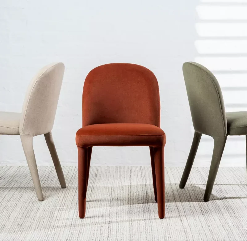 Alternative view of Onasis Dining Chair Rust Set of 2
