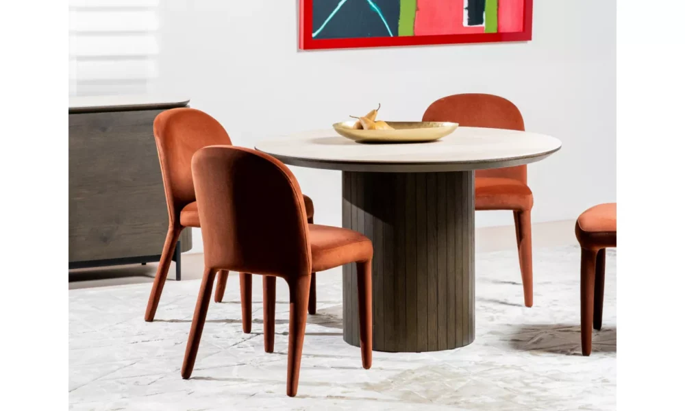 Onasis Dining Chair Rust Set of 2 - Image 4