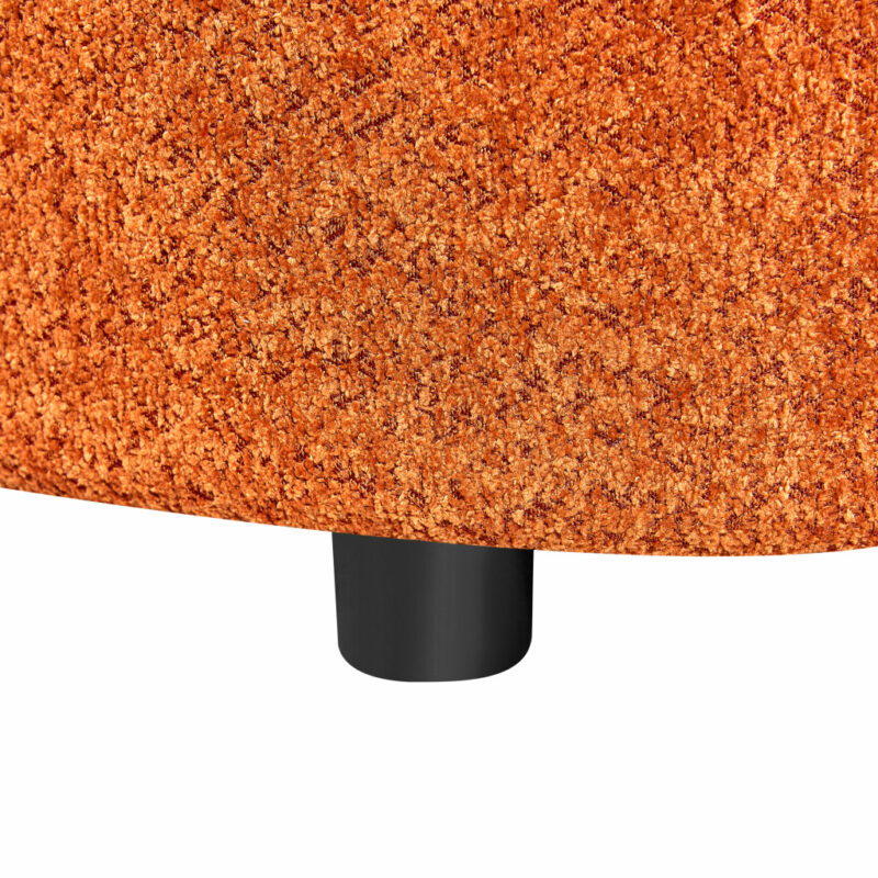 Alternative view of Cuddle Chair Petite Swivel Boucle Tangerine